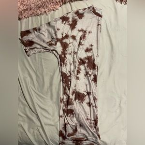 Tie dye over sized tee